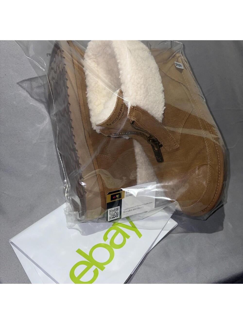 Koolaburra by UGG Faux Fur Ankle Booties Front Zip - Women’s Size 8 NEW - Picture 12 of 12